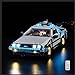 Nitemode LED Light Kit Compatible with Lego Back to The Future Time Machine Car 10300 Upgraded Remote Sound MultiLight Sequence Design with Original Movie Soundtrack Lighting AccessoriesNo Model - Image 2