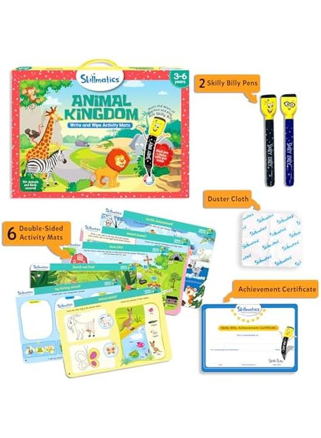 Skillmatics Write And Wipe Activity Mate Animal Kingdom 3 6 Years Pack Of 1 - Image 2