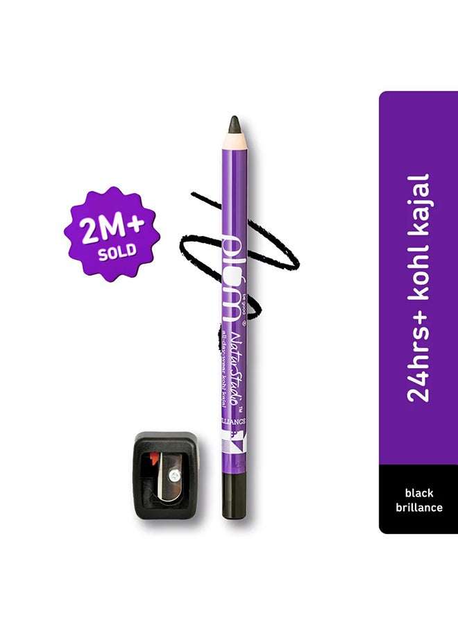 Plum كحل كاجال ناتورستوديو للاستخدام طوال اليوم - بريق أسود (Fsbb) 1.2 جرام - Image 1