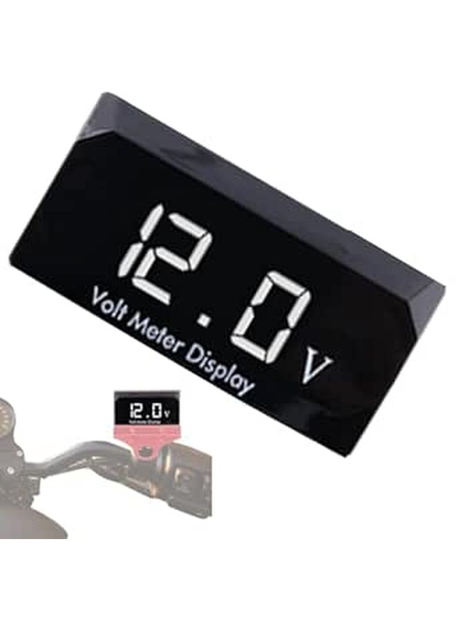 Dc 12v Dual Digital Led Voltmeter Voltage Meter Gauge For Car Marine Motorcycle Waterproof Display - Image 1