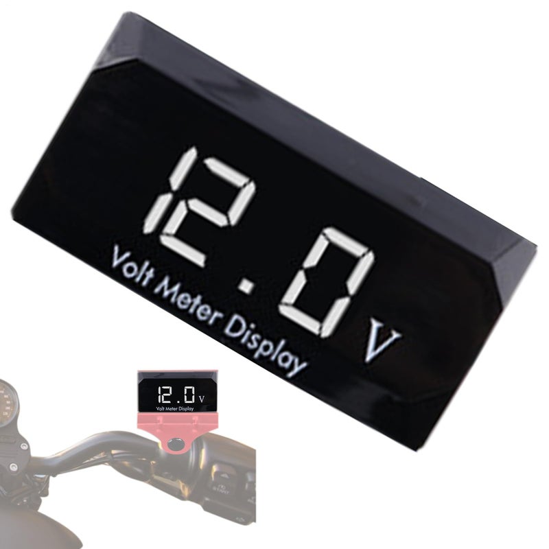 Dc 12v Dual Digital Led Voltmeter Voltage Meter Gauge For Car Marine Motorcycle Waterproof Display - Image 2