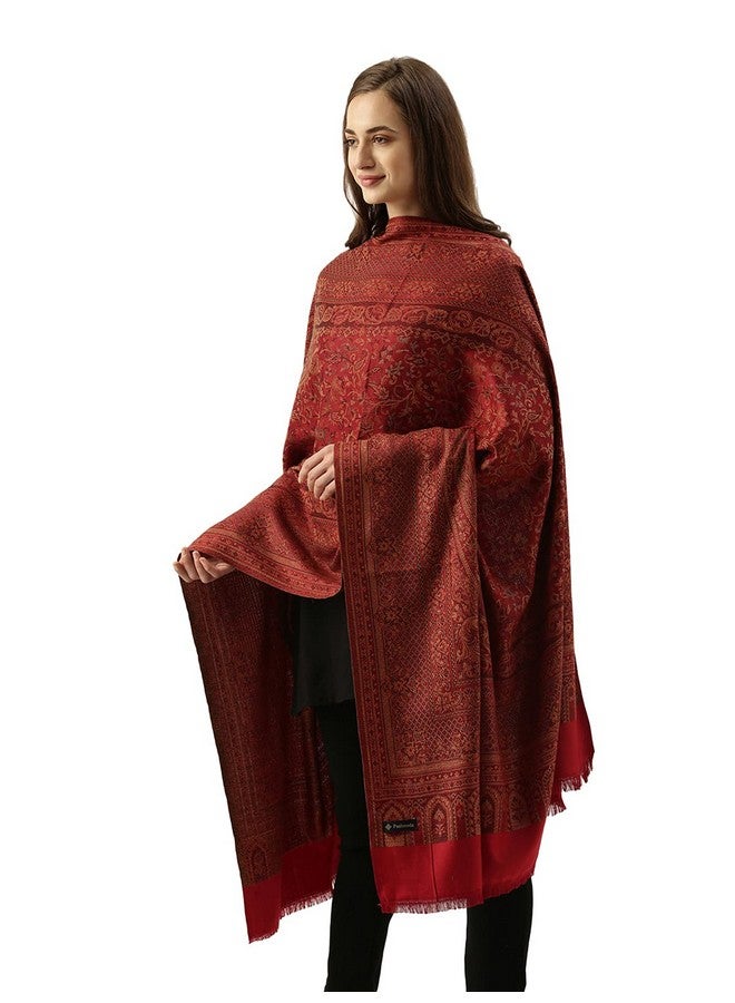 Pashmoda Women Ghazal Antique Jamawar Shawl (Size: 101 X 203 CM) - Image 1