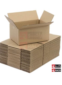 RACO RACO Carton box Brown, Cardboard for moving shipping and packing Double Wall 100% Recyclable Corrugated Cardboard Moving Boxes Pack of 5  - Image 1