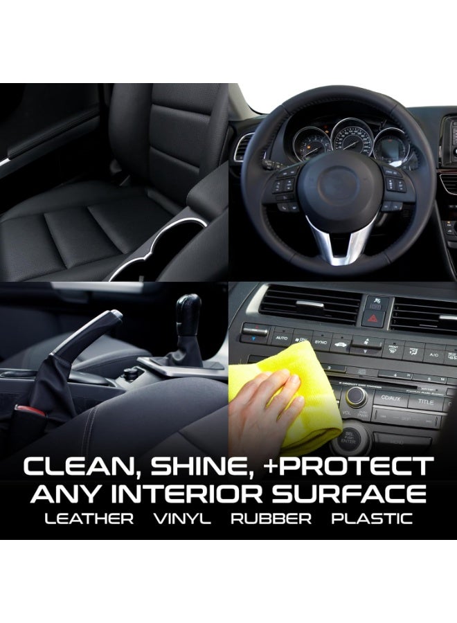 Formula 1 Interior Detailing Protectant Spray Car Interior Cleaner With Uv Protection Non Greasy Formula Safe For Vinyl Rubber Plastic & Dashboard 295 ML - Image 4