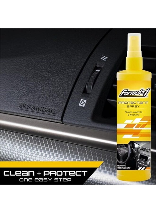 Formula 1 Interior Detailing Protectant Spray Car Interior Cleaner With Uv Protection Non Greasy Formula Safe For Vinyl Rubber Plastic & Dashboard 295 ML - Image 2