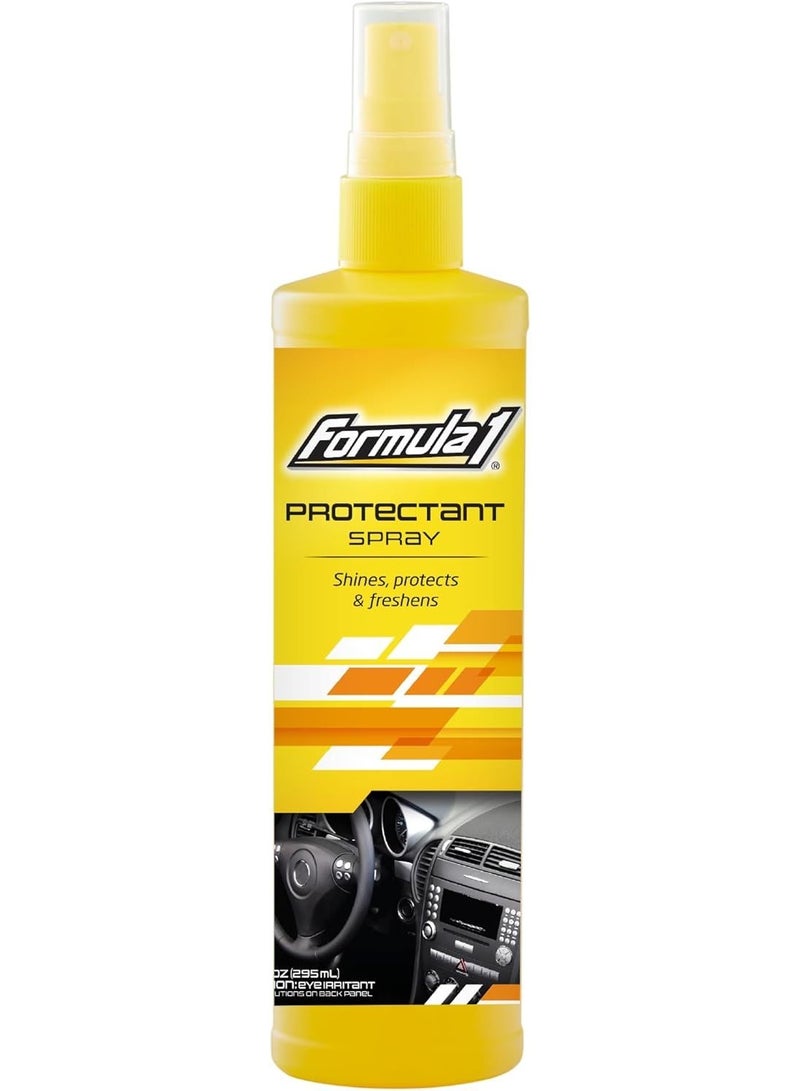 Formula 1 Interior Detailing Protectant Spray Car Interior Cleaner With Uv Protection Non Greasy Formula Safe For Vinyl Rubber Plastic & Dashboard 295 ML - Image 1