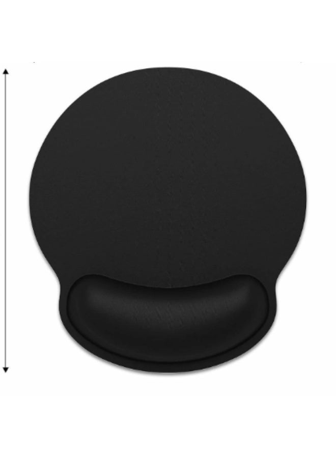 OSALIA Mouse Pad with  Silicone Gel Wrist Support, Gaming Mouse Pad, Anti-Slip Rubber Base, Ergonomic Mouse Mat for Office, Laptop u0026 Gaming - Image 4