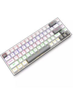 REDRAGON K705WG-R-PRO LENA PRO 60% Wireless,Bluetooth Rainbow Gaming Keyboard, Quiet Red Switch - 68 Keys Compact - w/100% Hot-Swap Socket, Free-Mod Plate Mounted PCB & Dedicated Arrow Keys  - Image 4