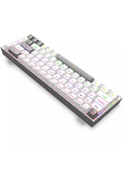 REDRAGON K705WG-R-PRO LENA PRO 60% Wireless,Bluetooth Rainbow Gaming Keyboard, Quiet Red Switch - 68 Keys Compact - w/100% Hot-Swap Socket, Free-Mod Plate Mounted PCB & Dedicated Arrow Keys  - Image 5