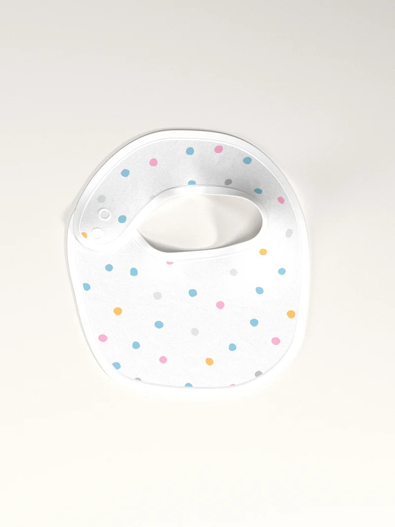 Nautinati Nautinati Infants' Cotton Pack of 3 Ocean Print Bib