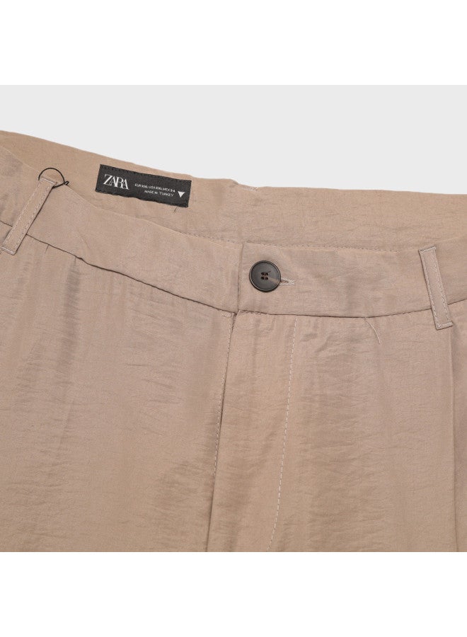 Zara women's Ultra-loose Casual Versatile Soft Comfortable Smooth Wide-leg Pants - Image 4