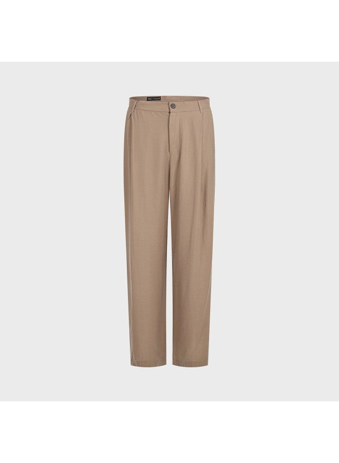 Zara women's Ultra-loose Casual Versatile Soft Comfortable Smooth Wide-leg Pants - Image 2