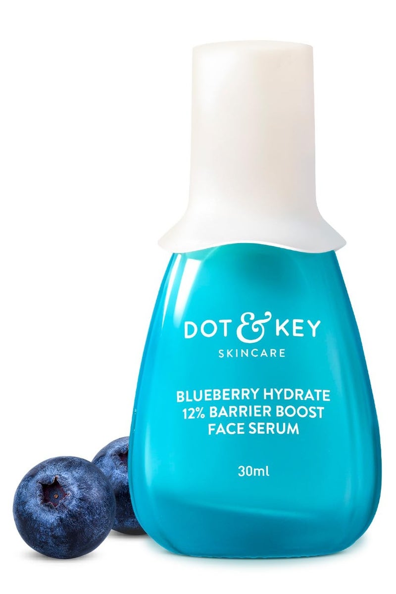Dot & Key Blueberry Hydrate 12% Barrier Boost Serum with 7 Ceramides | Niacinamide & Hyaluronic Acid, Reduces Dark Spots, Brightens Skin, Provides Intense Hydration & Repairs Skin Barrier | 30ml - Image 1