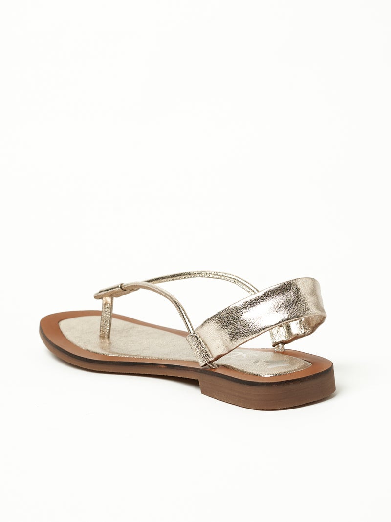 Y.so Women's Flat Slingback Sandals – Slip-On Comfort with Backstrap Support - Image 3