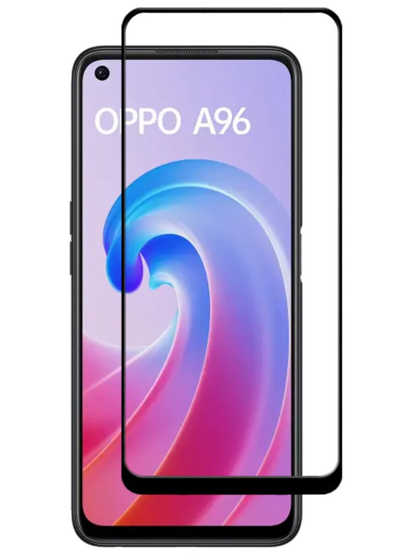 ACLIX Antistatic ESD Dustproof Premium Quality High Definition Tempered Glass Screen Protector Designed For Oppo A96 - Image 1