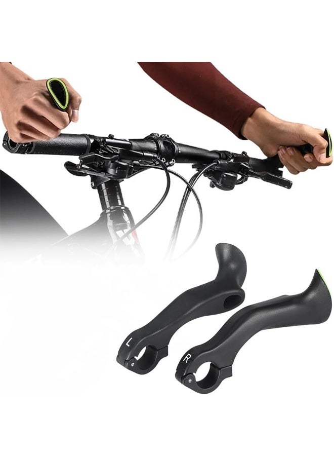 DUNISO Bicycle Bar， Ends Ergonomic No-Slip Mountain Bike Road Cross-Country Bicycle Handlebar Extender，Suitable for 21.8-22.8mm Handlebar ，Extended Version  - Image 1
