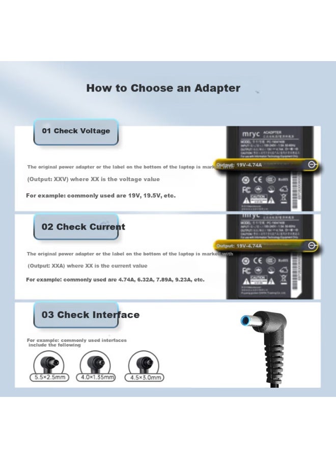 Mryc 20v7.5a Power Adapter For Msi Gaming Laptops Gp66, Gp76, Yingxing, Leiyin, Mohni 15/17 Titan 150w Laptop Charger Cable - Image 2