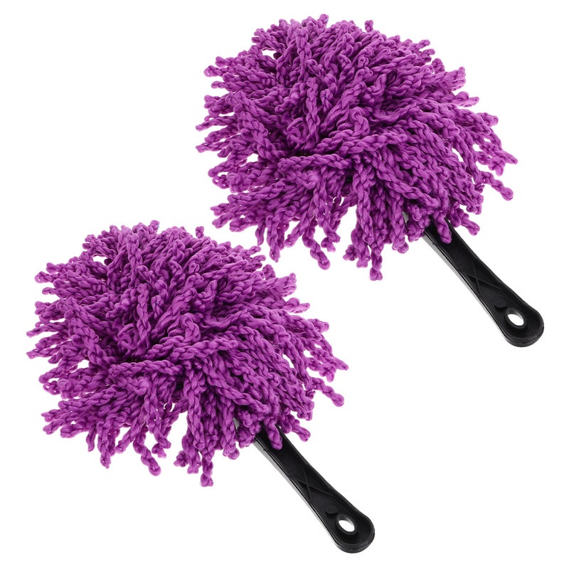2pcs غسل السيارة ممسحة فرشاة شعري ناع - Image 4