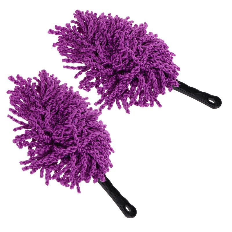 2pcs غسل السيارة ممسحة فرشاة شعري ناع - Image 5