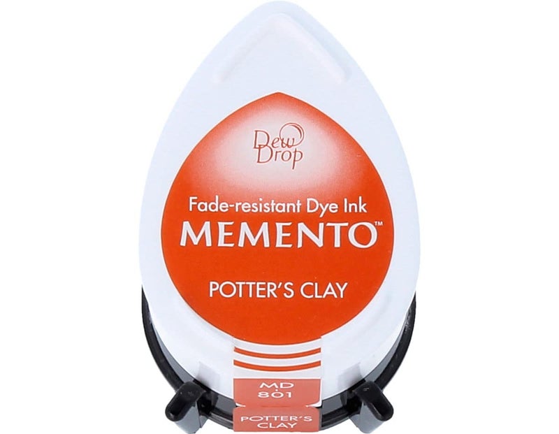 Memento Dew Drop Ink Pads Tsukineko Dew Drop Pad Potters Clay