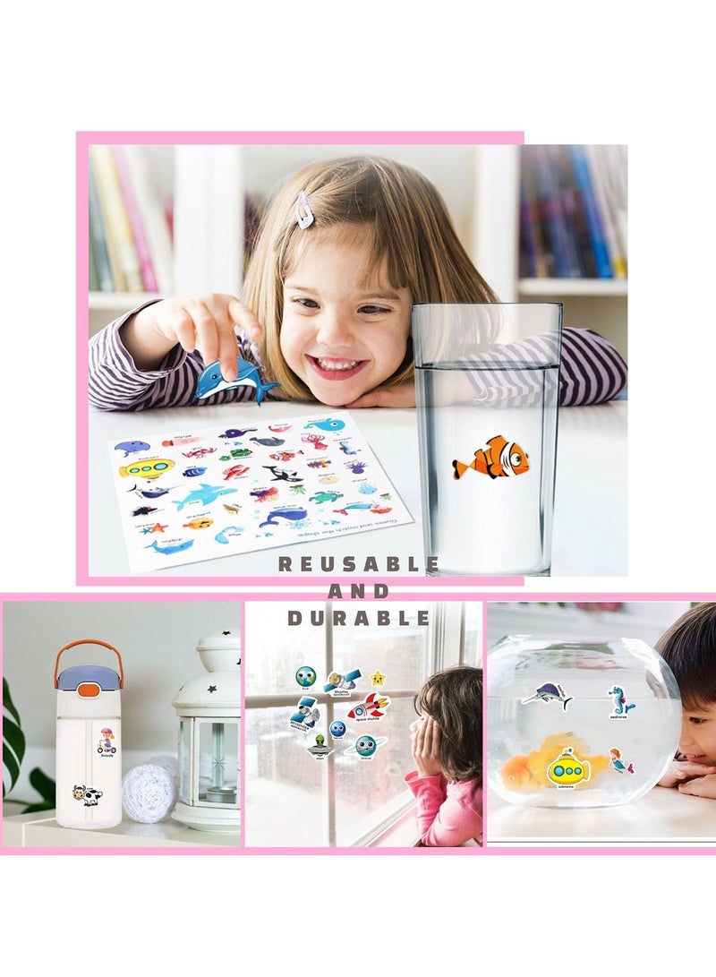 general Reusable Activity Sticker Learning Toys for Kids, Early Education Book Puzzle(My body) - Image 3