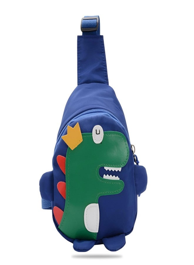BEMBIKA Baby Shoulder Bag Stylish Cross Body Sling Bag, Small Daypack for Kids Boys & Girls -(2-7 Years | Blue) - Image 1
