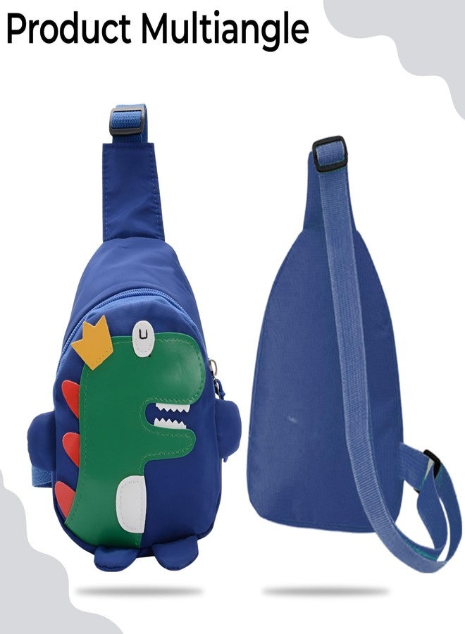 BEMBIKA Baby Shoulder Bag Stylish Cross Body Sling Bag, Small Daypack for Kids Boys & Girls -(2-7 Years | Blue) - Image 2