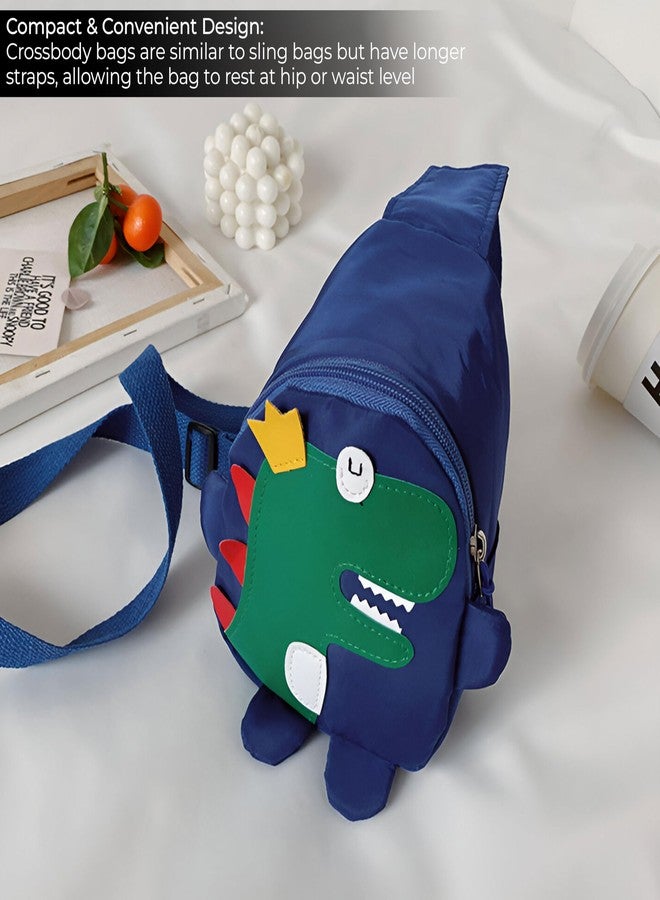 BEMBIKA Baby Shoulder Bag Stylish Cross Body Sling Bag, Small Daypack for Kids Boys & Girls -(2-7 Years | Blue) - Image 5