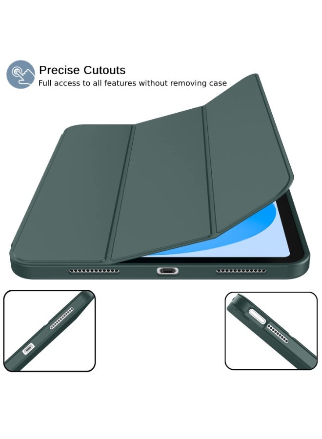 for Honor Pad X9 11.5 Inch Case Cover, Auto Wake/Sleep, Comfortable Skin Touch, Slim Trifold Stand Protective Cover with Soft TPU Back,Green - Image 4