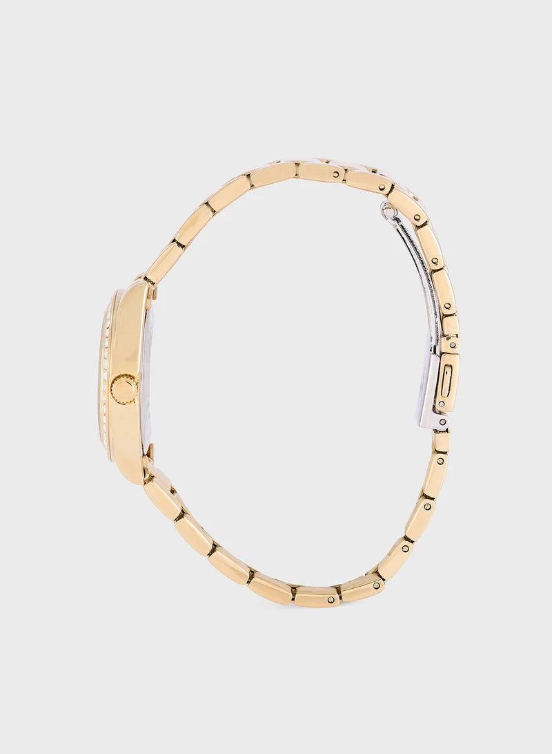 GUESS Mini Luna Steel Strap Analog Watch