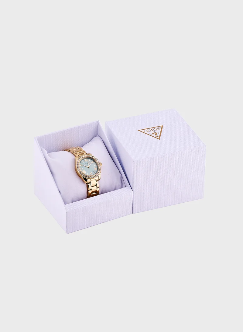 GUESS Mini Luna Steel Strap Analog Watch