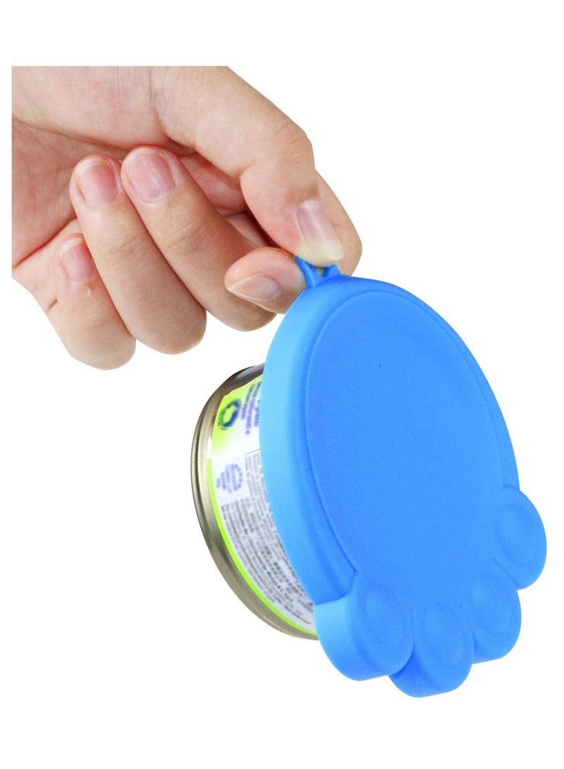 KASTWAVE Food Can Covers, 2 Pieces Universal BPA Free Silicone Pet Food Can Lids Covers Fits Most Standard Size Dog and Cat Can Tops for Pet Food Storage  - Image 3