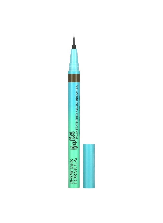 Physician's Formula Physicians Formula, Butter Palm Feathered Micro Brow Pen, 1711942 Universal Brown, 0.017 fl oz (0.5 ml)  - Image 1