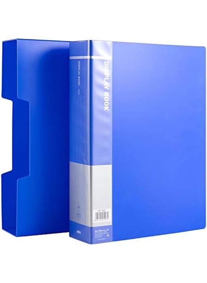 Deli E5007 100 Pocket Display Book A4 Size Assorted - Image 4
