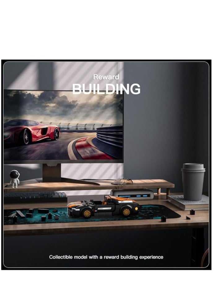 mould king - speed champion building kits, 27055 Model Car Kits Building Set, Car Models Building Blocks, Race Car Building Kits for Adults Kids toy 8+(386PCS) - Image 1