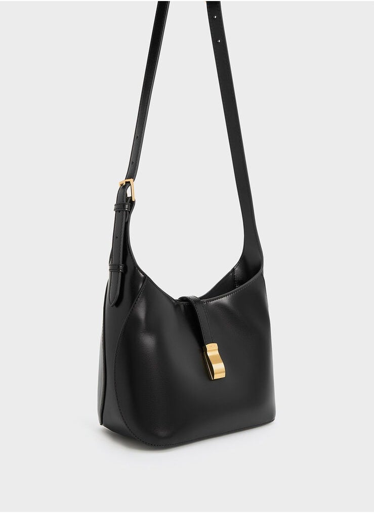 Charles & Keith Charles & Keith Wisteria Belted Shoulder Bag  - Image 3