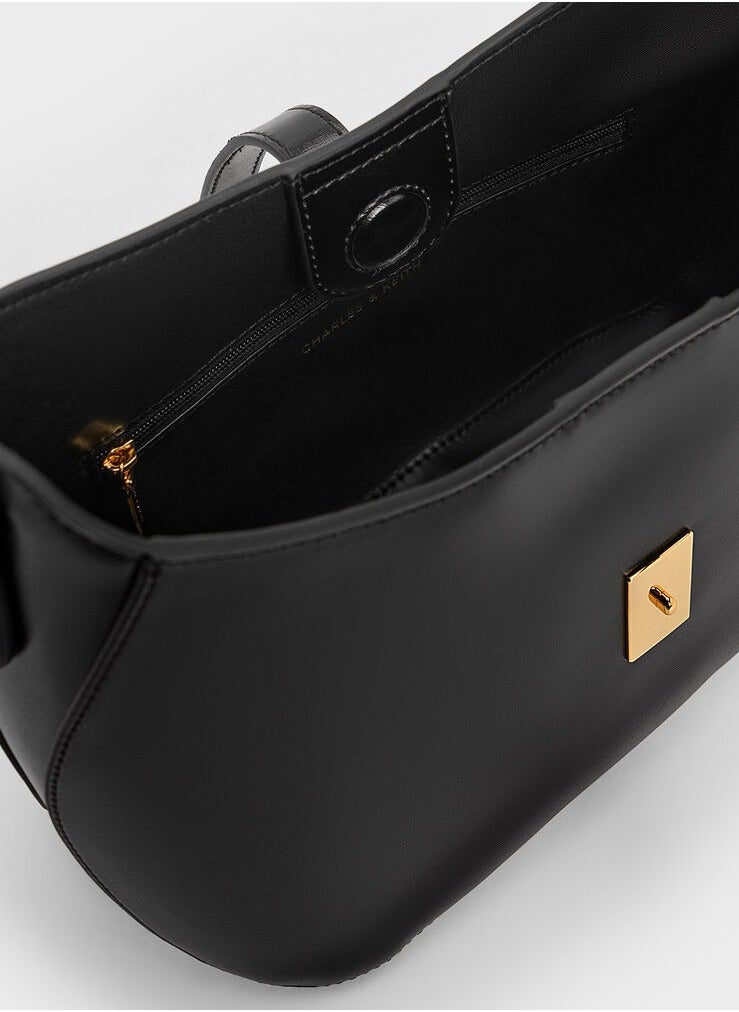 Charles & Keith Charles & Keith Wisteria Belted Shoulder Bag  - Image 5