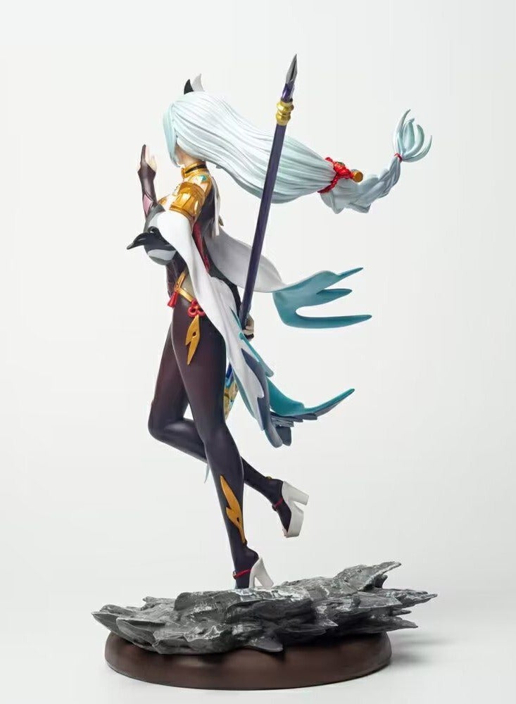 عام لعبة البضائع GK Shenhe ، وحيد تشن هواي ، من نوع الجليد شخصية مساعدة كبيرة ، زخرفة نموذج (30CM) - Image 3