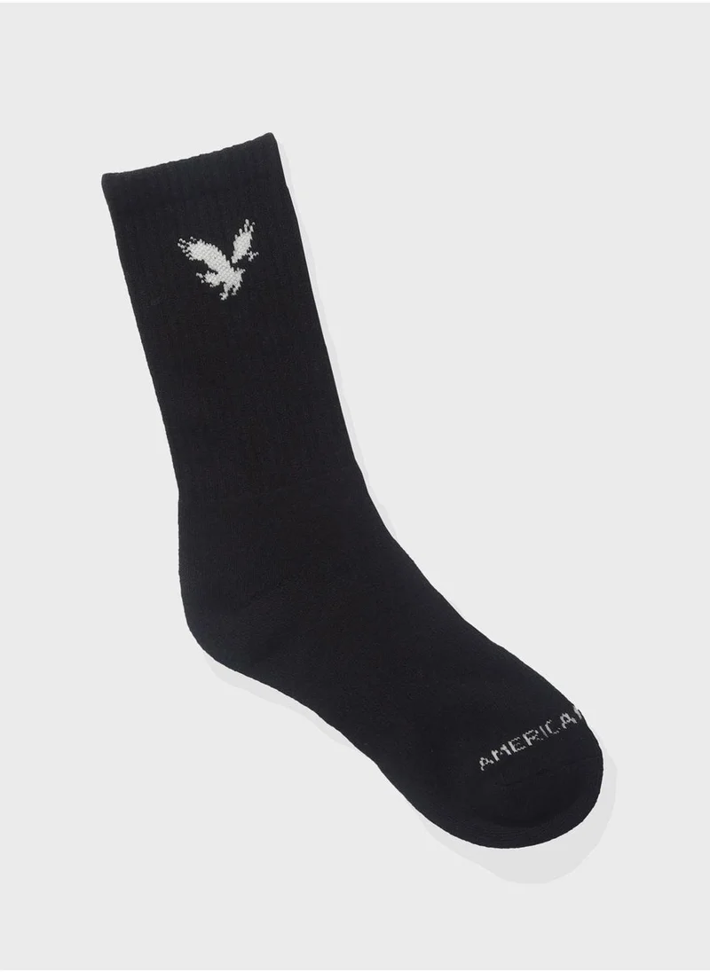 امريكان ايجل Logo Crew Socks