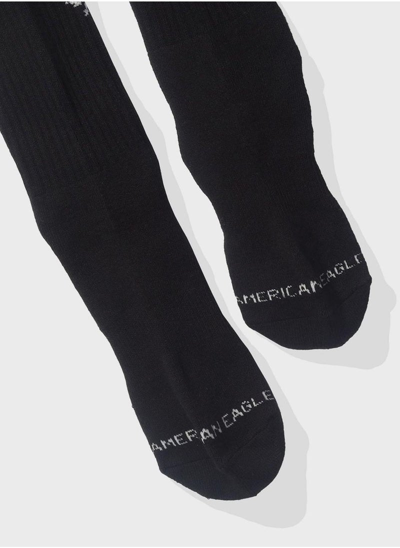 امريكان ايجل Logo Crew Socks  - Image 2