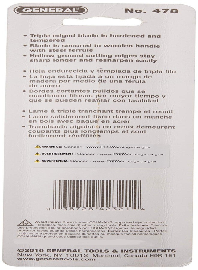 General Tools 478 Triangular Scraper - Image 3