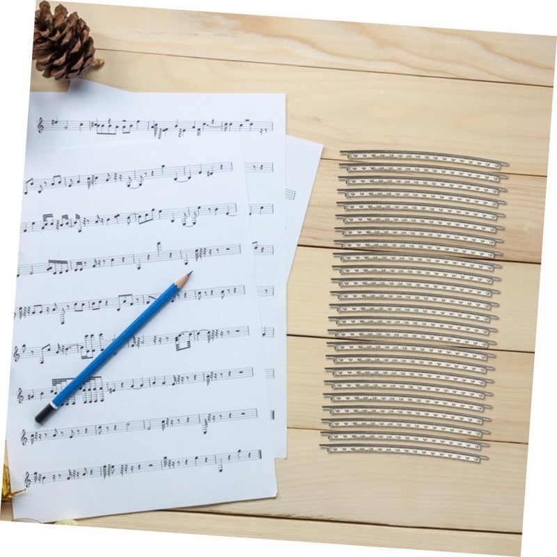 Cupronickel Guitar Fret Wires 24 Pieces Fretboard Wire Easy Install for Electric Guitar - Image 3