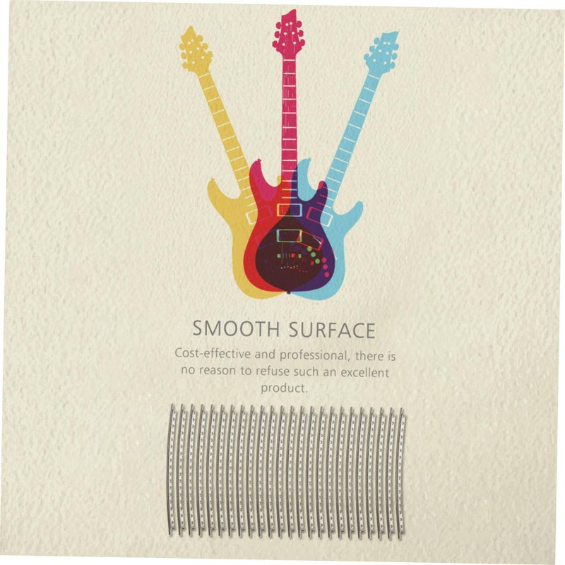 Cupronickel Guitar Fret Wires 24 Pieces Fretboard Wire Easy Install for Electric Guitar - Image 5