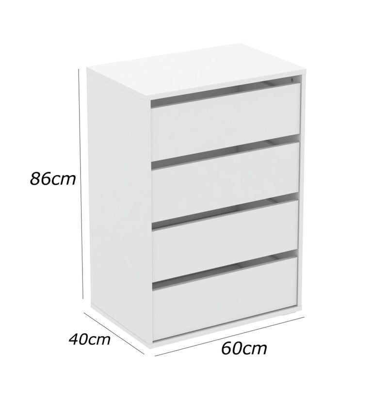 فرنتشر ستور وحدة ادراج مودرن ام دى اف - ارتفاع 86 سم - عرض 60 سم - عمق 40 سم ، من فرنتشر ستور. - Image 5