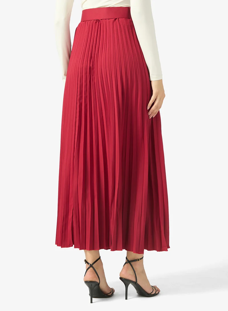 Khizana Pleated A-line Skirt