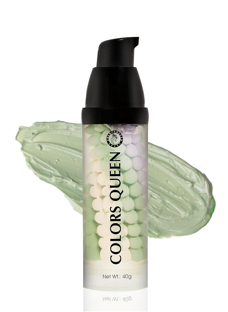 COLORS QUEEN 3 in 1 Facial Primer Lightweight Long Lasting Highly Moisturizing Dewy Face Makeup 40g 02  - Image 1