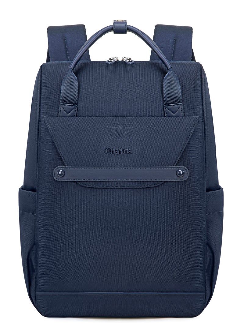Chantria Casual Laptop Backpack for Women Water Resistant Multifunctional Polyester Daypack for Office/School/College/Travel, CB00618 - Blue - Image 1
