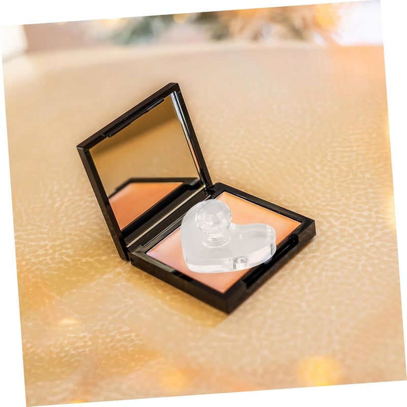 Cleaner resistant Makeup Stamp Tool for Face and Eyes Heart-shaped Blush and Eyeshadow Pressing Accessory Versatile Diy Cosmetic Stamper for Blush Highlighter and Contour Application Multi-budget available picks - Image 4