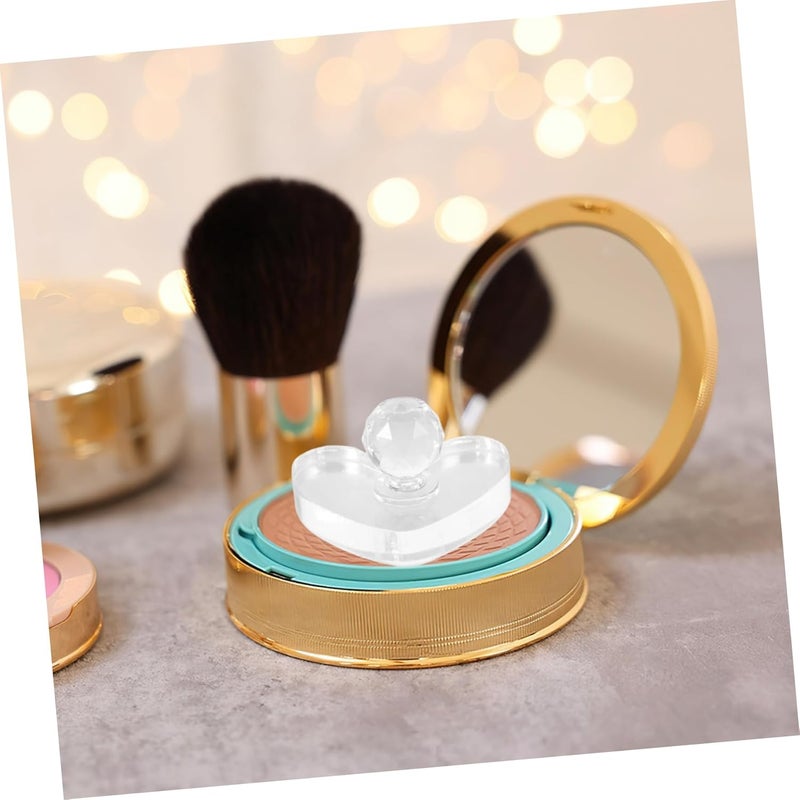 Cleaner resistant Makeup Stamp Tool for Face and Eyes Heart-shaped Blush and Eyeshadow Pressing Accessory Versatile Diy Cosmetic Stamper for Blush Highlighter and Contour Application Multi-budget available picks - Image 5