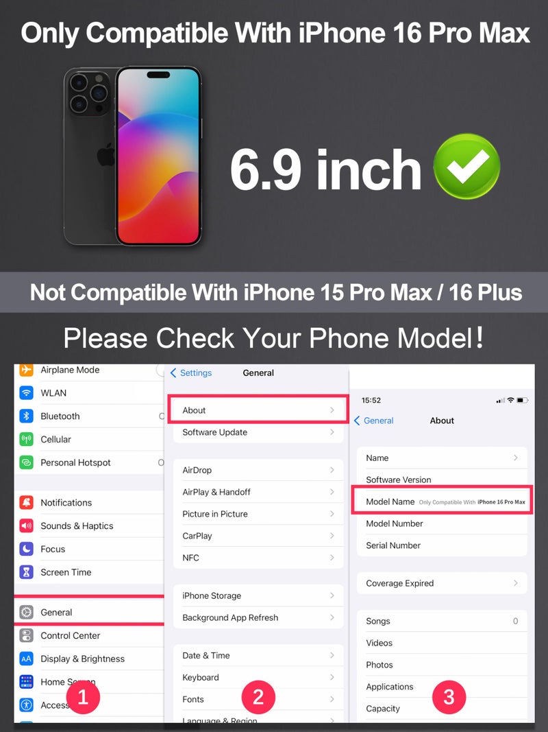 GIGIKISS 2 Pack for iPhone 16 Pro Max Matte Screen Protector 6.9 inch, Anti Fingerprint Anti Glare Screen Protector Tempered Glass Easy Installation - Image 2